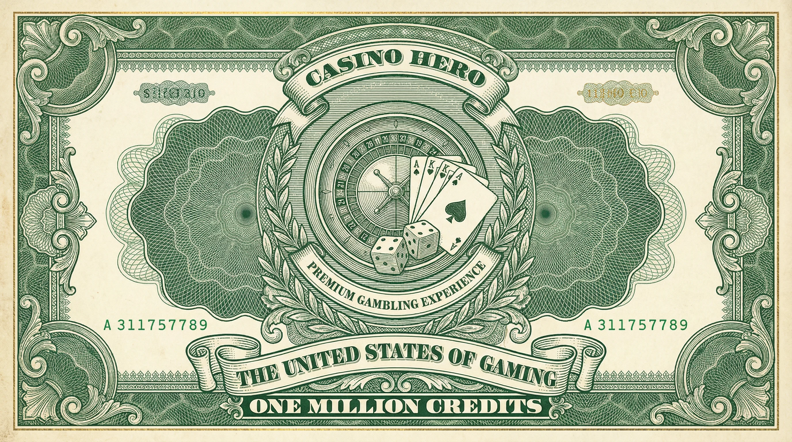 Código Promocional Betfair banner principal con juegos de casino estilo billete de dólar